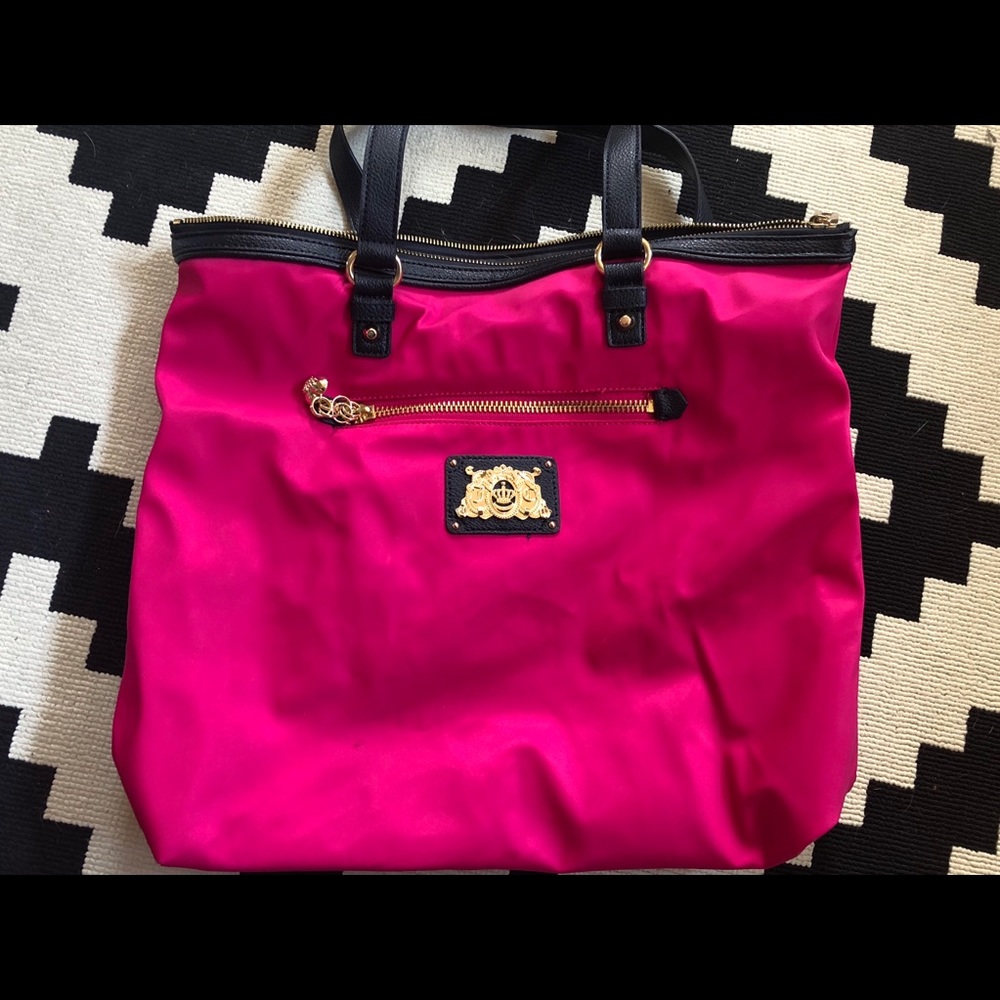 Pink juicy couture tote bag